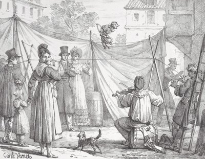 Małpa i lampart Małpa, 1818. autorstwa Godefroy Engelmann