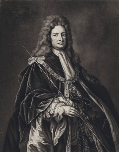 Robert Harley, hrabia Oxfordu (lito) autorstwa Godfrey (after) Kneller