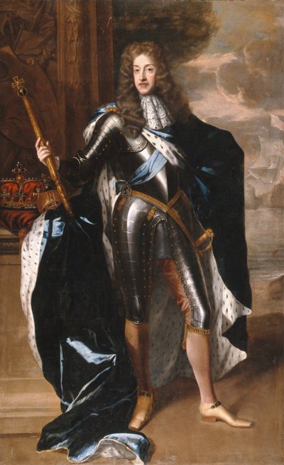 Jakub II (olej na płótnie) autorstwa Godfrey (follower of) Kneller