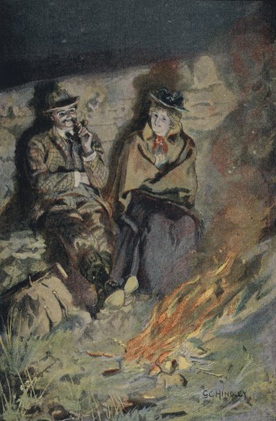 Noc na zboczach autorstwa Godfrey C. Hindley