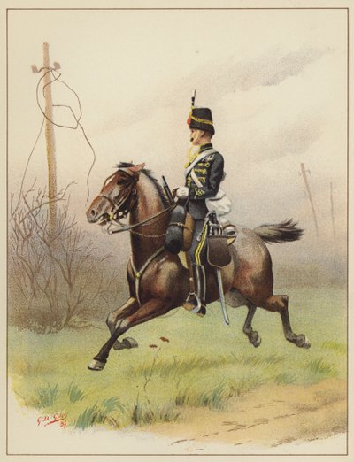 Dziesiąta (Księcia Walii Własna Królewska) Husaria autorstwa Godfrey Douglas Giles