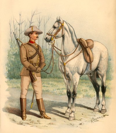 Wiktoriańskie karabiny konne, 1890. autorstwa Godfrey Douglas Giles
