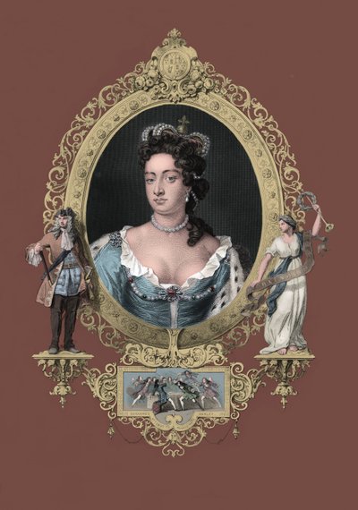 Anna Królowa Wielkiej Brytanii autorstwa Godfrey Kneller