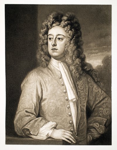 Francis Godolphin, hrabia Godolphin, wyd. 1902 (kolotyp) autorstwa Godfrey Kneller