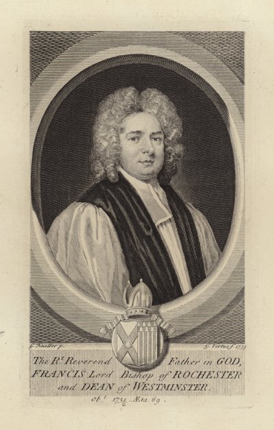 Franciszek Lord Biskup Rochester autorstwa Godfrey Kneller