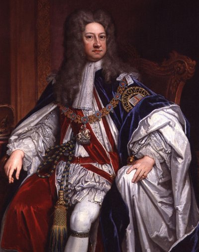 Król Jerzy I autorstwa Godfrey Kneller