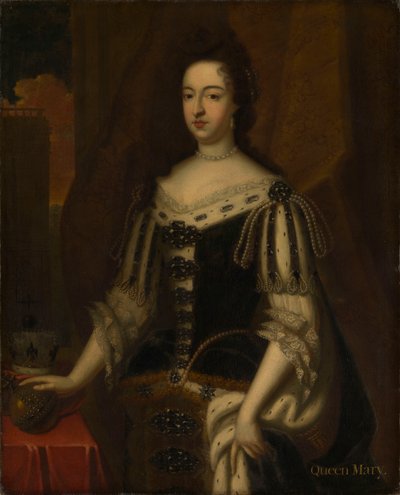 Maria II (1662-1694), koniec XVII wieku (olej na płótnie) autorstwa Godfrey Kneller
