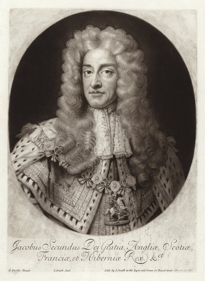 Portret króla Jakuba II Anglii i Irlandii autorstwa Godfrey Kneller