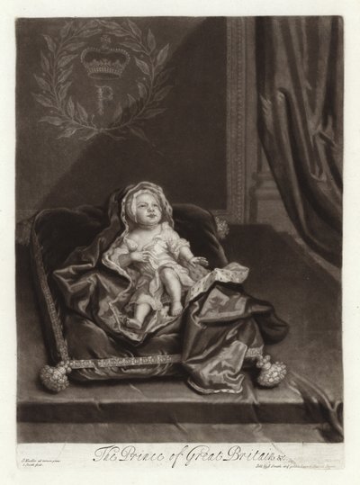 Portret księcia Jamesa Stuarta jako dziecka autorstwa Godfrey Kneller