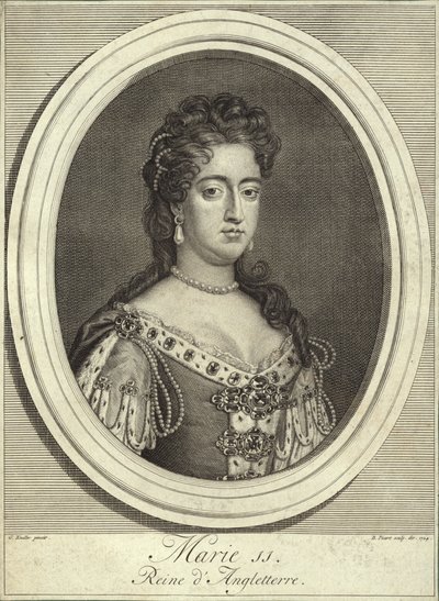 Portret królowej Marii II z Anglii, Szkocji i Irlandii autorstwa Godfrey Kneller