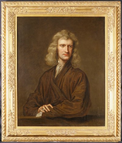 Portret sir Izaaka Newtona autorstwa Godfrey Kneller