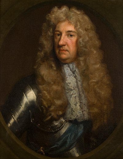 Portret Williama Russella, 5. hrabiego i 1. księcia Bedford (1613-1700), ok. 1633-1700 (olej na płótnie) autorstwa Godfrey Kneller