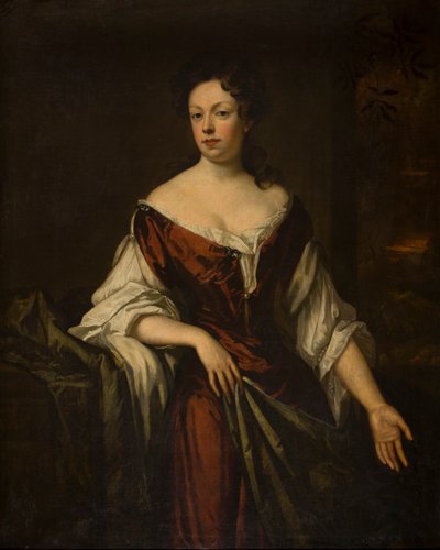 Portret damy, ok. 1666-1723 (olej na płótnie) autorstwa Godfrey Kneller