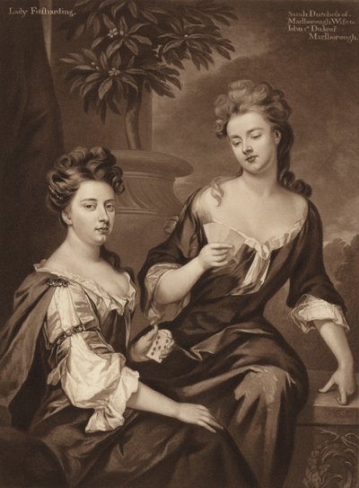 Sarah Księżna Marlborough i Lady Fitzharding autorstwa Godfrey Kneller