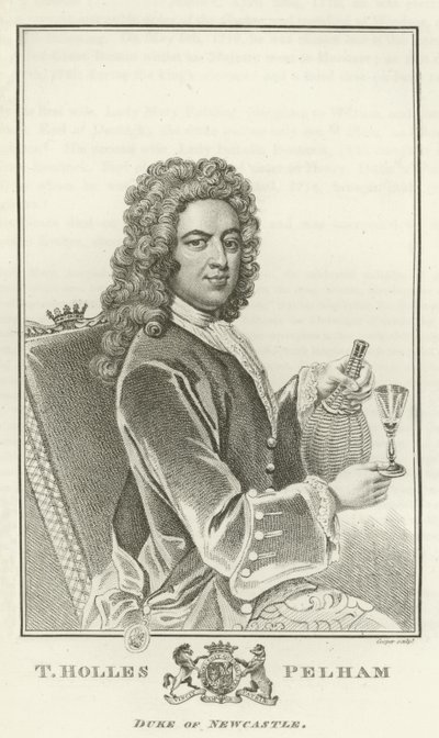 Thomas Holles Pelham, książę Newcastle autorstwa Godfrey Kneller