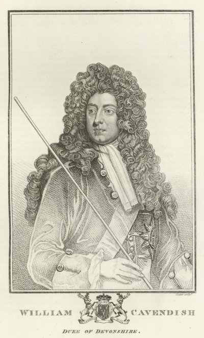 William Cavendish, książę Devonshire autorstwa Godfrey Kneller