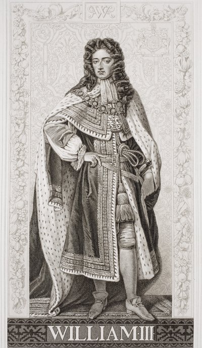 William III (1650-1702) z `Illustrations of English and Scottish History