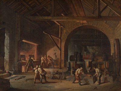 Przechylna kuźnia autorstwa Godfrey Sykes