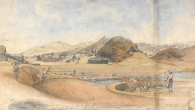 Ogrodzenie dla bezrobotnych, Lima autorstwa Godfrey Thomas Vigne