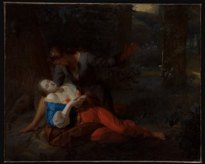 Cephalus i Procris autorstwa Godfried Schalcken