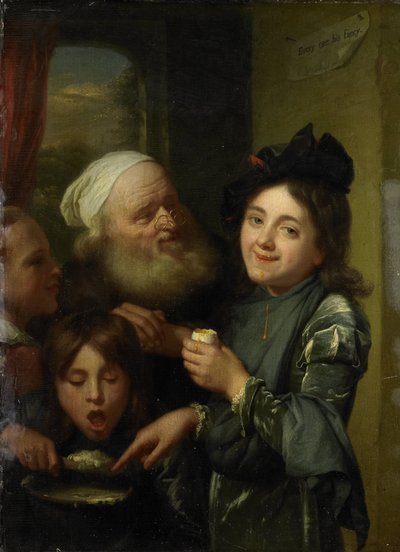 „Każdy mu się podoba” autorstwa Godfried Schalcken