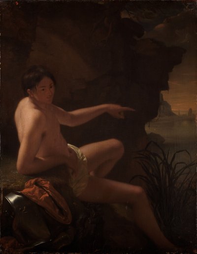 Nagi wojownik autorstwa Godfried Schalcken