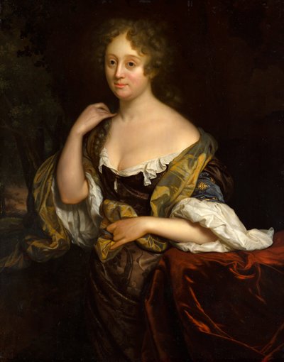 Portret Isabelli Agnety Deutz (1658–1694/96) autorstwa Godfried Schalcken