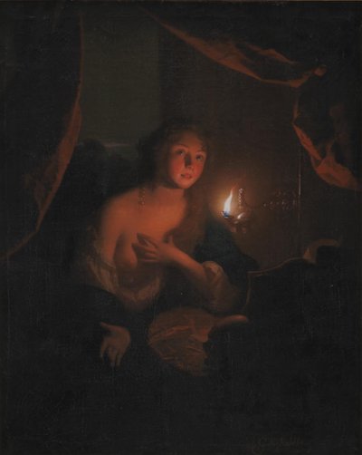 Pokutująca św. Maria Magdalena autorstwa Godfried Schalcken