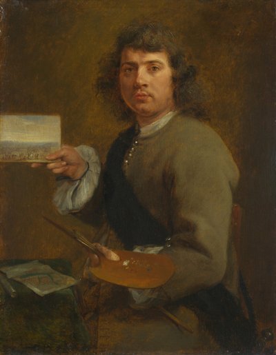 Wzrok (Portret Roberta van den Hoecke (1622-1688), przed 1661 (olej na drewnie) autorstwa Gonzales Coques