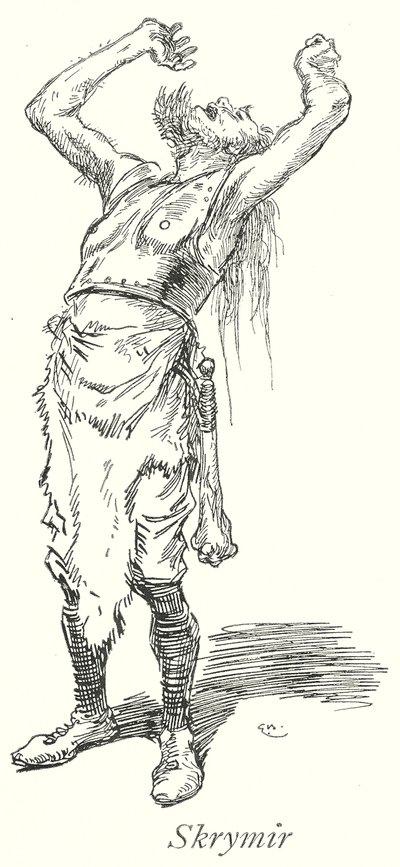 Skrymir (litho) autorstwa Gordon Frederick (after) Browne