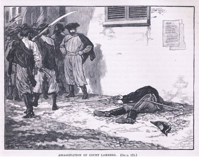Zabójstwo hrabiego Lamberga AD 1849 autorstwa Gordon Frederick Browne