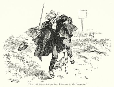 Ilustracja do Historii Poszukiwaczy Skarbów autorstwa E Nesbita (lito) autorstwa Gordon Frederick Browne