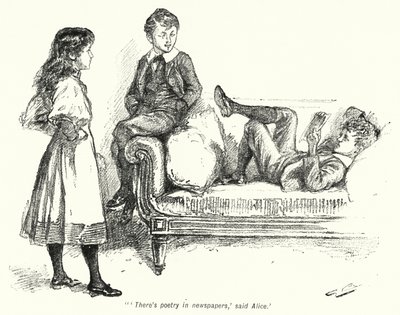 Ilustracja do Historii Poszukiwaczy Skarbów autorstwa E Nesbita (lito) autorstwa Gordon Frederick Browne