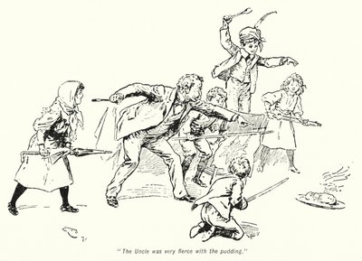 Ilustracja do Historii Poszukiwaczy Skarbów autorstwa E Nesbita (lito) autorstwa Gordon Frederick Browne