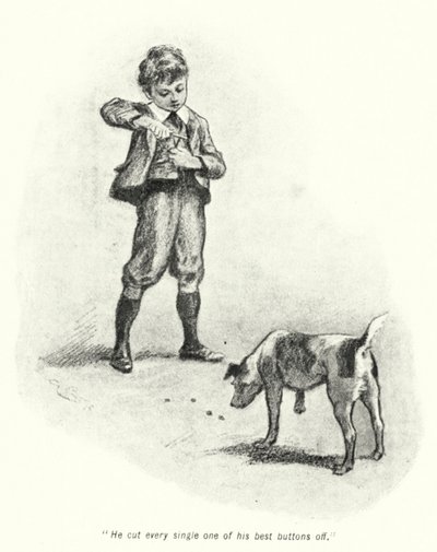 Ilustracja do Historii Poszukiwaczy Skarbów autorstwa E Nesbita (lito) autorstwa Gordon Frederick Browne