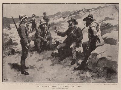 Oblężenie Mafeking, rozejm w niedzielę autorstwa Gordon Frederick Browne