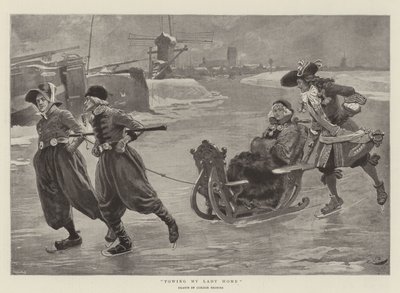 Holowanie mojej pani do domu autorstwa Gordon Frederick Browne