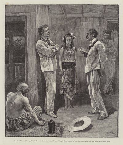 Uma, czyli plaża Falesa, Robert Louis Stevenson autorstwa Gordon Frederick Browne