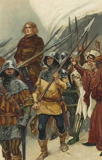 William Wallace zabrany do Westminster Hall autorstwa Gordon Frederick Browne