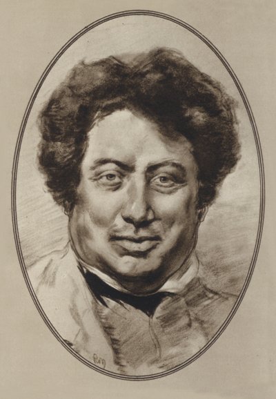 Alexandre Dumas, Pere (lito) autorstwa Gordon Ross