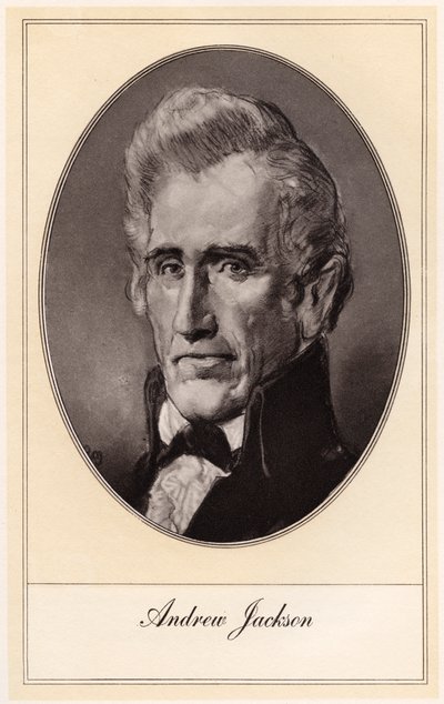 Andrew Jackson, siódmy prezydent Stanów Zjednoczonych, początek XX wieku autorstwa Gordon Ross
