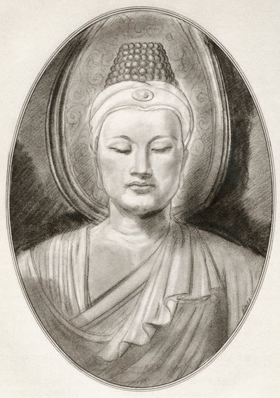 Gautama Budda, vel Siddhartha Gautama, z Żywych biografii przywódców religijnych autorstwa Gordon Ross