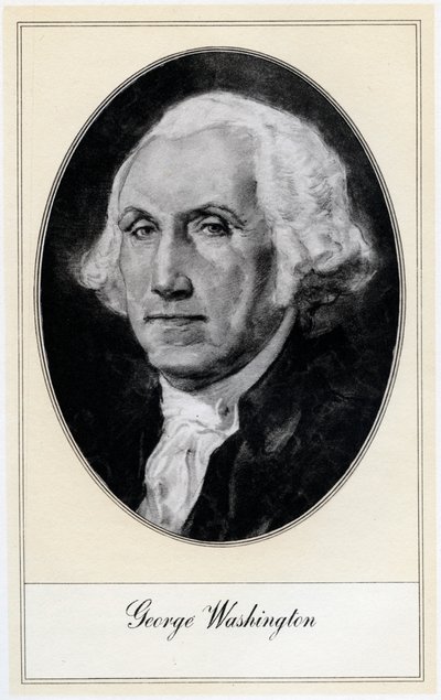 George Washington, pierwszy prezydent Stanów Zjednoczonych, początek XX wieku. autorstwa Gordon Ross