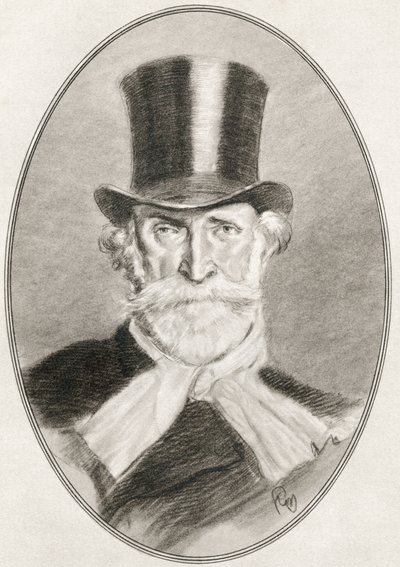 Giuseppe Fortunino Francesco Verdi, z Żywych biografii wielkich kompozytorów autorstwa Gordon Ross