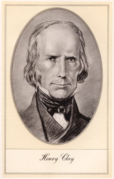 Henry Clay, czołowy amerykański mąż stanu i mówca, początek XX wieku autorstwa Gordon Ross