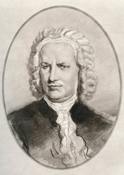 Johann Sebastian Bach, z Żywych biografii wielkich kompozytorów autorstwa Gordon Ross