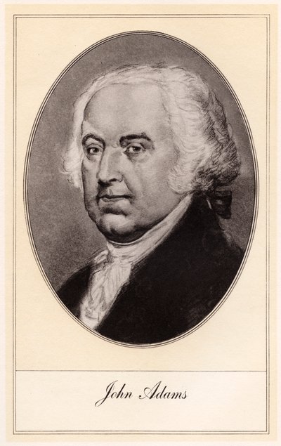 John Adams, drugi prezydent Stanów Zjednoczonych, początek XX wieku. autorstwa Gordon Ross