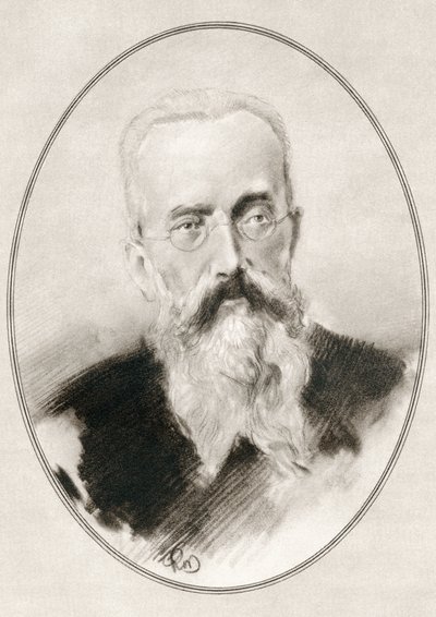 Nikołaj Andriejewicz Rimski-Korsakow, z Żywych biografii wielkich kompozytorów autorstwa Gordon Ross