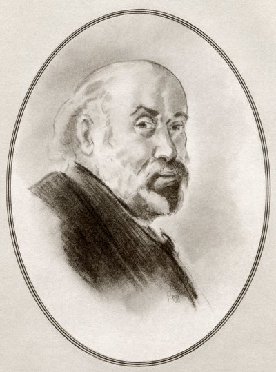 Paul Cezanne, z Żywych biografii wielkich malarzy autorstwa Gordon Ross
