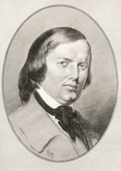 Robert Schumann, z Żywych biografii wielkich kompozytorów. autorstwa Gordon Ross
